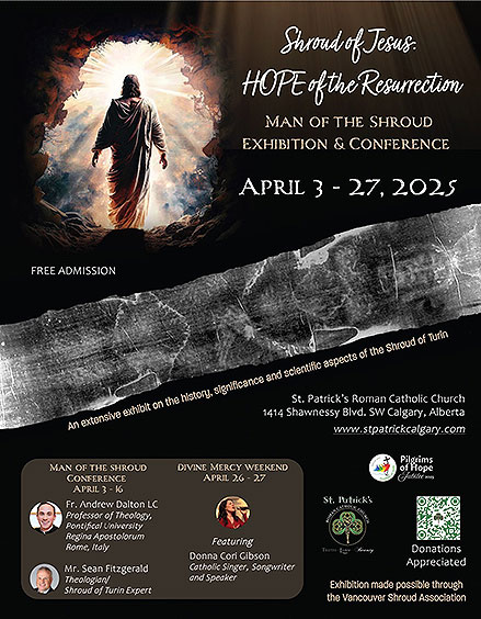 Man of The Shroud Exhibition - Shroud of Jesus - Hope of the Resurrection